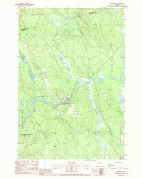 Kingman Maine Historical topographic map, 1:24000 scale, 7.5 X 7.5 Minute, Year 1988