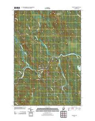 Kingman Maine Historical topographic map, 1:24000 scale, 7.5 X 7.5 Minute, Year 2011