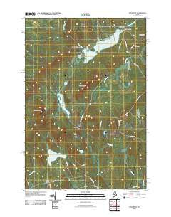 Kingsbury Maine Historical topographic map, 1:24000 scale, 7.5 X 7.5 Minute, Year 2011