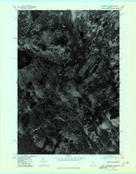 Kingsbury NW Maine Historical topographic map, 1:24000 scale, 7.5 X 7.5 Minute, Year 1975
