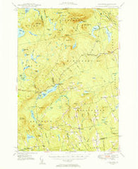 Kingsbury Maine Historical topographic map, 1:62500 scale, 15 X 15 Minute, Year 1948
