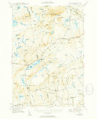 Kingsbury Maine Historical topographic map, 1:62500 scale, 15 X 15 Minute, Year 1948