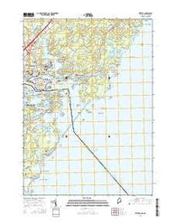 Kittery Maine Current topographic map, 1:24000 scale, 7.5 X 7.5 Minute, Year 2014