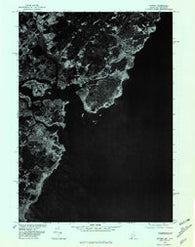 Kittery Maine Historical topographic map, 1:25000 scale, 7.5 X 7.5 Minute, Year 1977