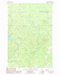 Knowles Corner Maine Historical topographic map, 1:24000 scale, 7.5 X 7.5 Minute, Year 1986