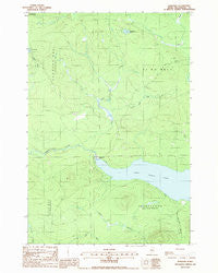 Kokadjo Maine Historical topographic map, 1:24000 scale, 7.5 X 7.5 Minute, Year 1988