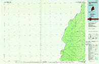 Lac Etchemin Maine Historical topographic map, 1:100000 scale, 30 X 60 Minute, Year 1986