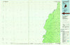 Lac Etchemin Maine Historical topographic map, 1:100000 scale, 30 X 60 Minute, Year 1986