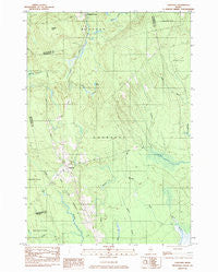 Lagrange Maine Historical topographic map, 1:24000 scale, 7.5 X 7.5 Minute, Year 1983