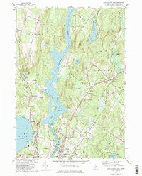 Lake Auburn East Maine Historical topographic map, 1:24000 scale, 7.5 X 7.5 Minute, Year 1979