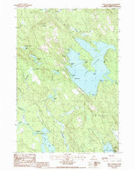 Lake Cathance Maine Historical topographic map, 1:24000 scale, 7.5 X 7.5 Minute, Year 1987