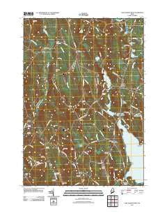 Lake Auburn West Maine Historical topographic map, 1:24000 scale, 7.5 X 7.5 Minute, Year 2011