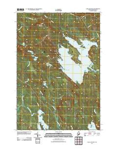Lake Cathance Maine Historical topographic map, 1:24000 scale, 7.5 X 7.5 Minute, Year 2011