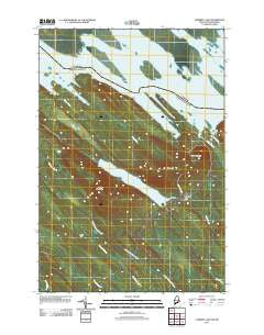 Lambert Lake Maine Historical topographic map, 1:24000 scale, 7.5 X 7.5 Minute, Year 2011