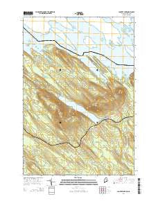 Lambert Lake Maine Current topographic map, 1:24000 scale, 7.5 X 7.5 Minute, Year 2014