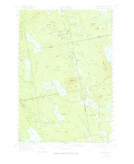 Lead Mountain Maine Historical topographic map, 1:62500 scale, 15 X 15 Minute, Year 1957