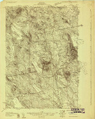 Lead Mountain Maine Historical topographic map, 1:48000 scale, 15 X 15 Minute, Year 1929