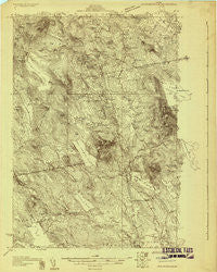 Lead Mountain Maine Historical topographic map, 1:48000 scale, 15 X 15 Minute, Year 1929