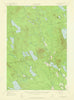Lead Mtn Maine Historical topographic map, 1:62500 scale, 15 X 15 Minute, Year 1957