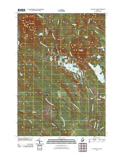 Lead Mountain Maine Historical topographic map, 1:24000 scale, 7.5 X 7.5 Minute, Year 2011
