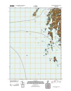 Leadbetter Island Maine Historical topographic map, 1:24000 scale, 7.5 X 7.5 Minute, Year 2011