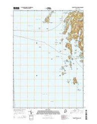 Leadbetter Island Maine Current topographic map, 1:24000 scale, 7.5 X 7.5 Minute, Year 2014