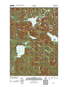 Lee Maine Historical topographic map, 1:24000 scale, 7.5 X 7.5 Minute, Year 2011