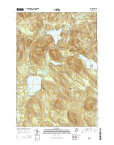 Lee Maine Current topographic map, 1:24000 scale, 7.5 X 7.5 Minute, Year 2014