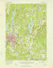 Lewiston Maine Historical topographic map, 1:62500 scale, 15 X 15 Minute, Year 1956