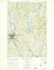Lewiston Maine Historical topographic map, 1:50000 scale, 15 X 15 Minute, Year 1950