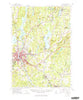 Lewiston Maine Historical topographic map, 1:62500 scale, 15 X 15 Minute, Year 1956