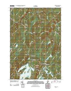 Liberty Maine Historical topographic map, 1:24000 scale, 7.5 X 7.5 Minute, Year 2011
