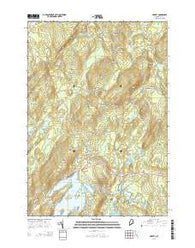 Liberty Maine Current topographic map, 1:24000 scale, 7.5 X 7.5 Minute, Year 2014