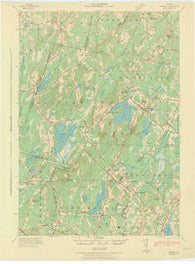 Liberty Maine Historical topographic map, 1:62500 scale, 15 X 15 Minute, Year 1942