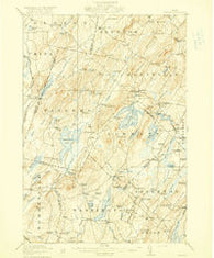 Liberty Maine Historical topographic map, 1:62500 scale, 15 X 15 Minute, Year 1916