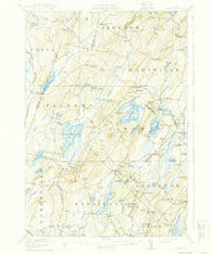 Liberty Maine Historical topographic map, 1:62500 scale, 15 X 15 Minute, Year 1916