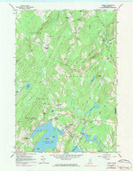 Liberty Maine Historical topographic map, 1:24000 scale, 7.5 X 7.5 Minute, Year 1961