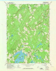 Liberty Maine Historical topographic map, 1:24000 scale, 7.5 X 7.5 Minute, Year 1961