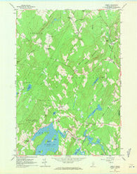 Liberty Maine Historical topographic map, 1:24000 scale, 7.5 X 7.5 Minute, Year 1961