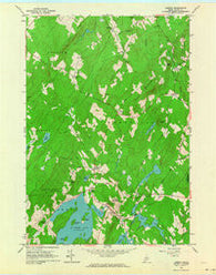 Liberty Maine Historical topographic map, 1:24000 scale, 7.5 X 7.5 Minute, Year 1961