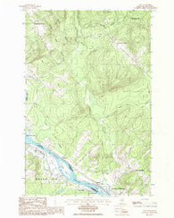 Lille Maine Historical topographic map, 1:24000 scale, 7.5 X 7.5 Minute, Year 1986