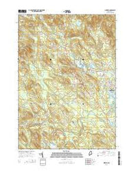 Limerick Maine Current topographic map, 1:24000 scale, 7.5 X 7.5 Minute, Year 2014
