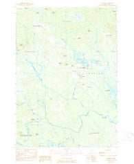 Limerick Maine Historical topographic map, 1:24000 scale, 7.5 X 7.5 Minute, Year 1983