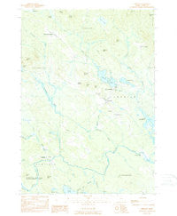 Limerick Maine Historical topographic map, 1:24000 scale, 7.5 X 7.5 Minute, Year 1983