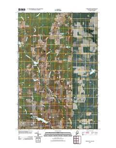 Limestone Maine Historical topographic map, 1:24000 scale, 7.5 X 7.5 Minute, Year 2011