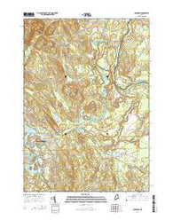 Limington Maine Current topographic map, 1:24000 scale, 7.5 X 7.5 Minute, Year 2014