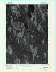 Lincoln NW Maine Historical topographic map, 1:24000 scale, 7.5 X 7.5 Minute, Year 1975