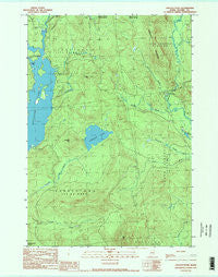 Lincoln Pond Maine Historical topographic map, 1:24000 scale, 7.5 X 7.5 Minute, Year 1990