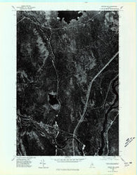 Lincoln SW Maine Historical topographic map, 1:24000 scale, 7.5 X 7.5 Minute, Year 1975