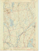 Lincoln Maine Historical topographic map, 1:62500 scale, 15 X 15 Minute, Year 1942